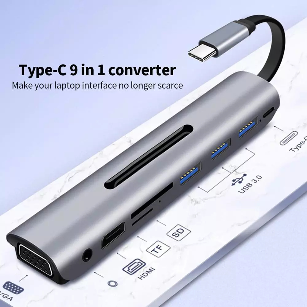 Bộ Chuyển Đổi Usb-C Sang Hdmi Hub 4k Kèm Giắc Cắm 3.5mm & Pd Cho Macbook Pro | BigBuy360 - bigbuy360.vn