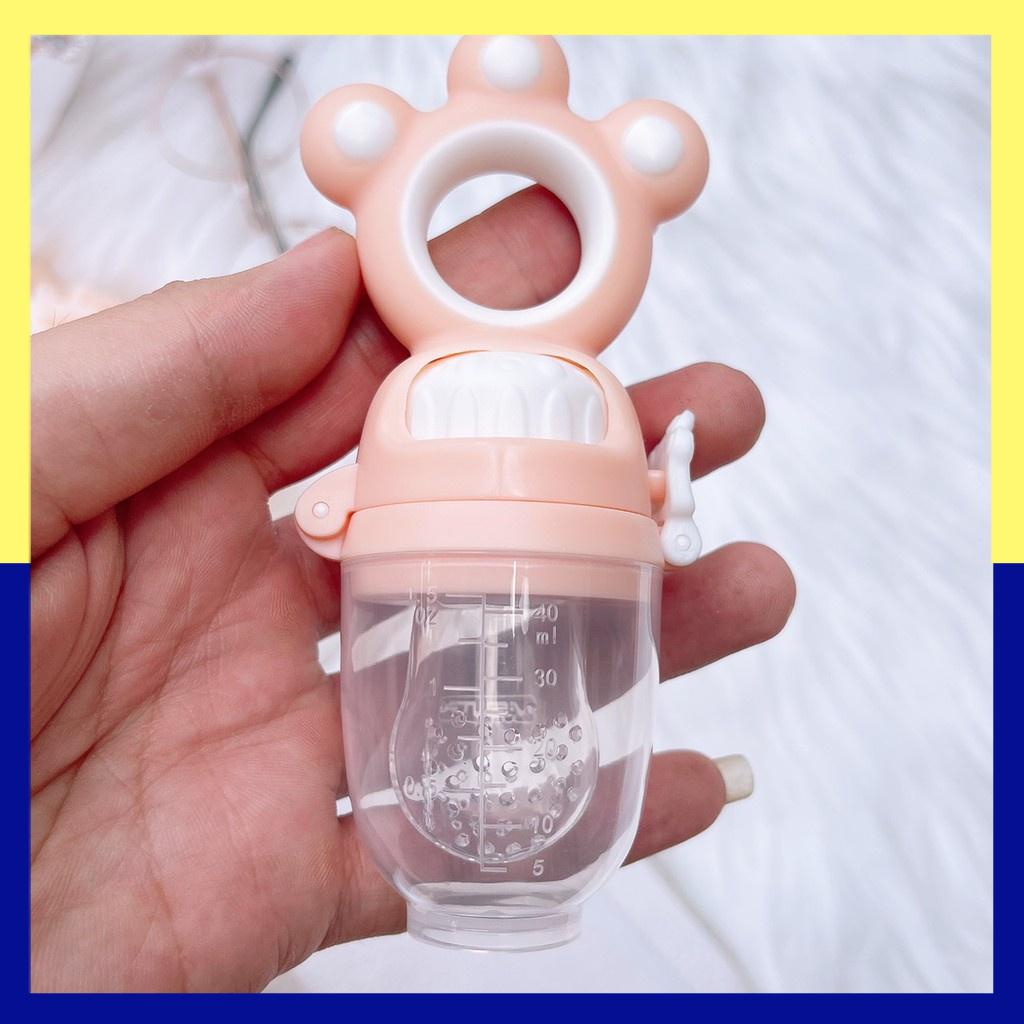 Túi nhai ăn dặm silicon cho bé chống hóc misuta - Tinykids