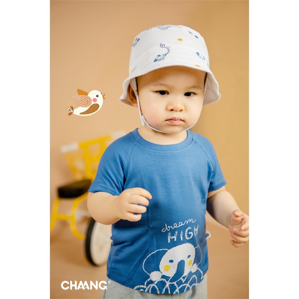 Chaang áo phông cotton bé trai, bé gái, áo thun cộc tay mùa hè Summer SS2021D03