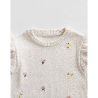 Áo len thêu hoa Zara xuất dư