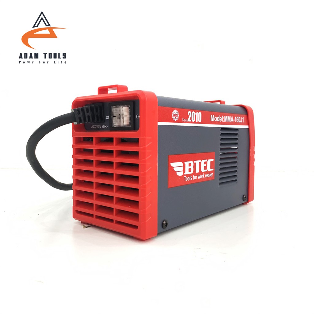 Máy Hàn mini inverter BTEC MMA-160J1 2 tụ 470 kéo que 2.5ly liên tục máy vẫn mát bảo hành 12 tháng trên toàn quốc