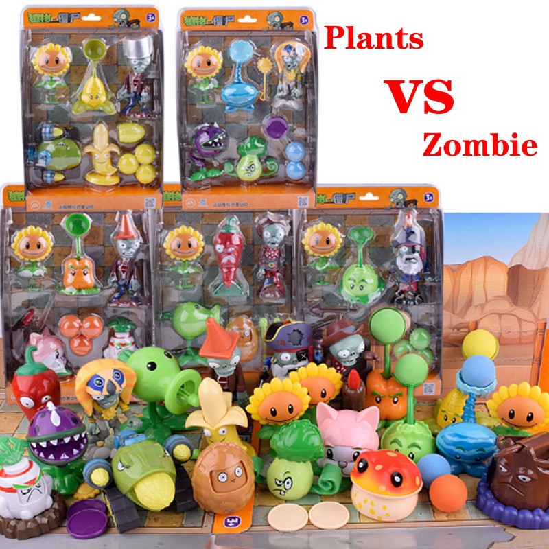 Mô Hình Nhân Vật Game Plants Vs Zombies Độc Đáo