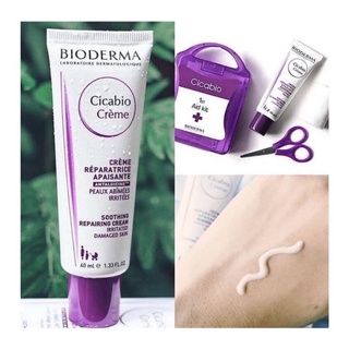 Kem dưỡng bioderma Cicabio Creme ( bio tím) phục hồi da 40ml