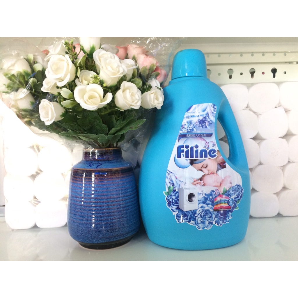 Nước giặt xả Filine Nhật Bản Lưa Hương Thơm Dài Lâu [ không Thơm Hoàn Tiền ] HÀNG CHÍNH HÃNG