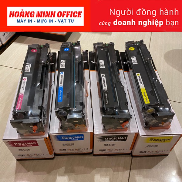 4 Hộp Mực Màu 045 | Máy Canon LBP 611Cn/ 613Cdw/ MF633Cdw/ MF635Cx..FULL BOX - CHẤT LƯỢNG CAO