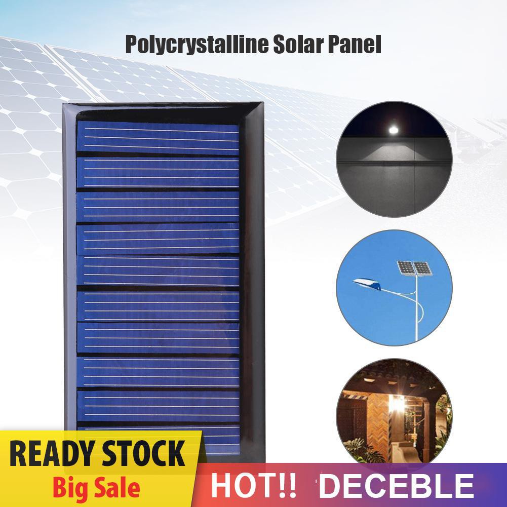 Tấm Pin Năng Lượng Mặt Trời 0.3w 5v 60ma Cho Pin 3.6v