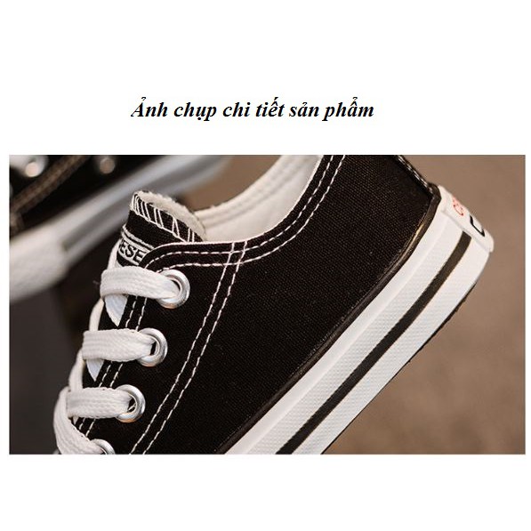 Giày trẻ em cá tính từ 2 - 14 tuổi CG24 ĐEN