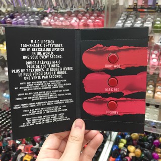 [ Mẫu thử ] Son MAC Lipstick 3 màu