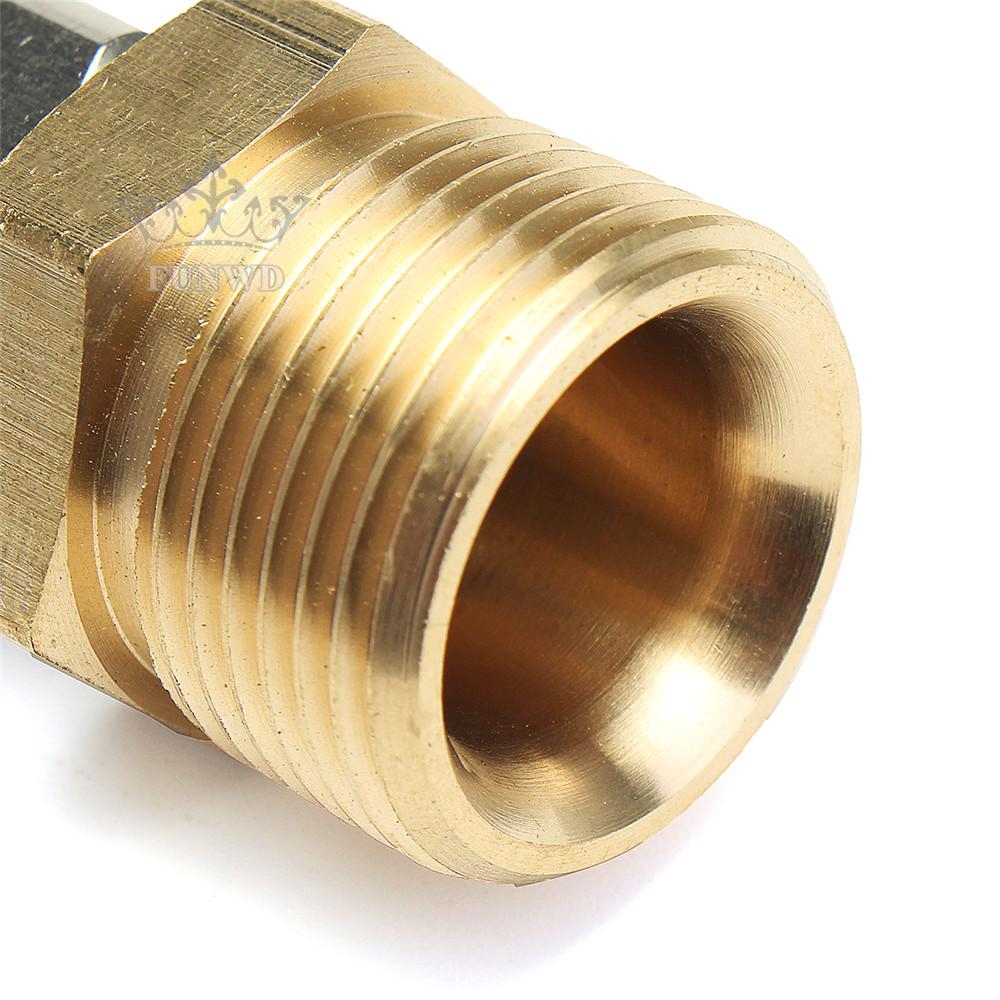 Vòi phun nước làm bằng thép không gỉ và đồng gắn trước sau ống máy phun nước cao áp