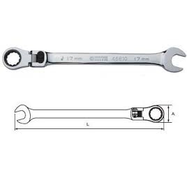 Cờ lê lắc léo tự động có khóa Sata 46-801