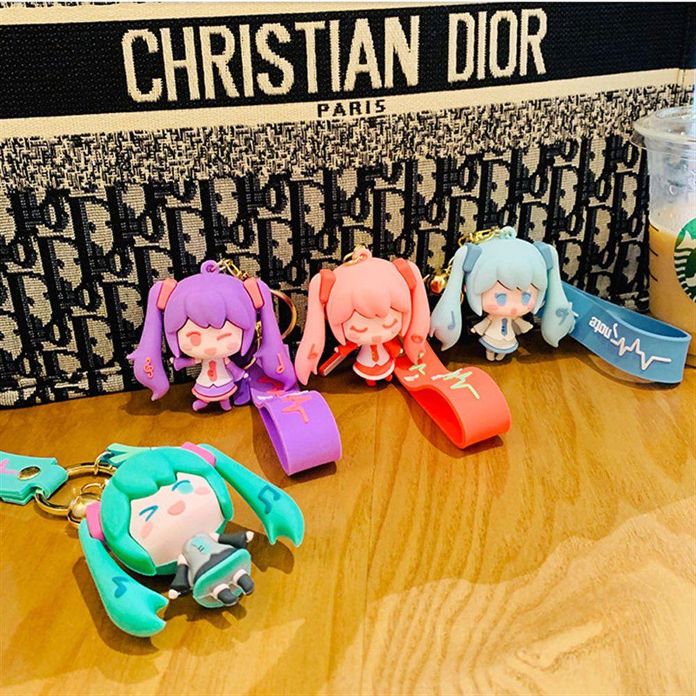 Móc Khóa Hình Nhân Vật Hatsune Miku Dễ Thương
