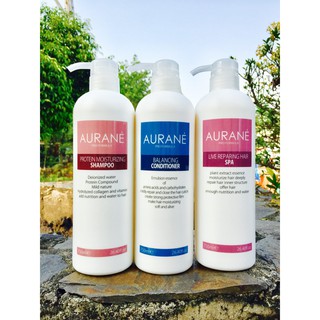 Bộ phục hồi tóc Aurane Protein Moisturizing 750mlx3