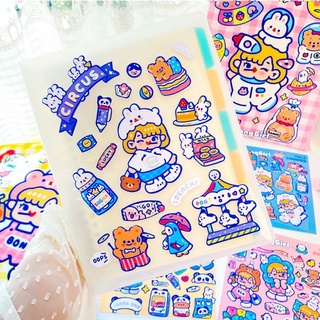 Stickers Bé Gái Vui Nhộn