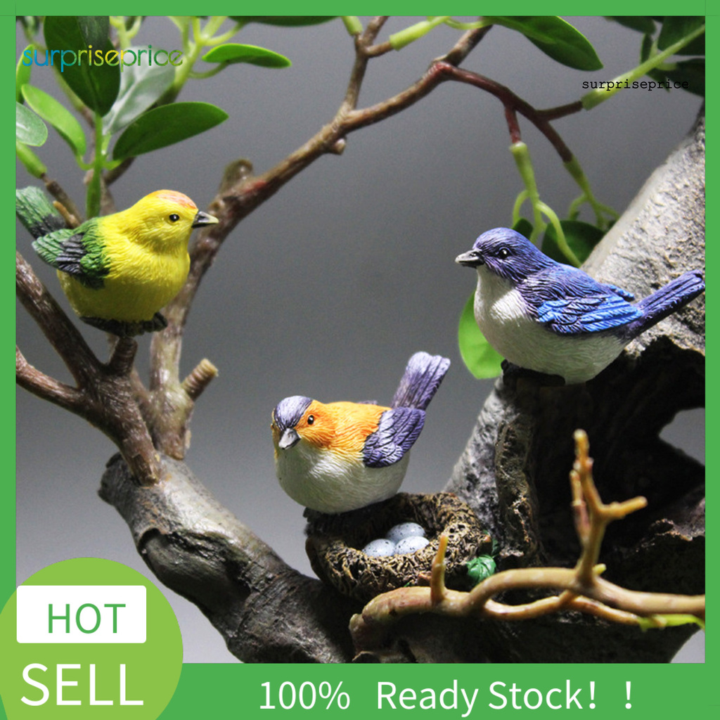 Mô hình tổ chim/chú chim xinh xắn trang trí đẹp mắt