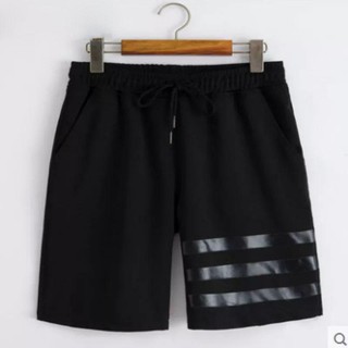 Short thun 3 line in Black Unisex