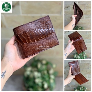 Bóp ví tiền nam da đà điểu 2 mặt - Cá Sấu Thảo Nguyên