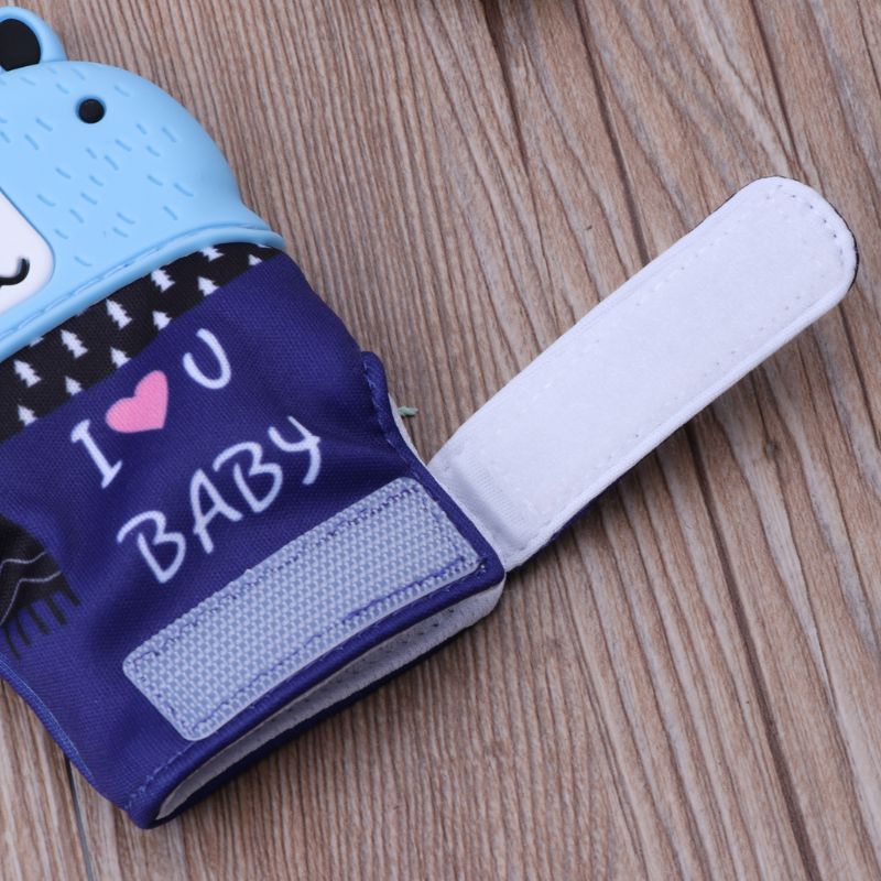 Găng Tay Ngậm Mọc Răng Kiểu Hoạt Hình Dễ Thương Cho Bé