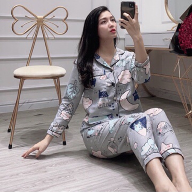 Bộ ngủ dài tay siêu kute😍😍😘 | BigBuy360 - bigbuy360.vn