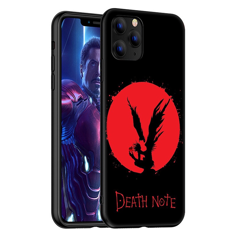 Ốp điện thoại mềm in hình Death Note thích hợp cho iPhone 7 8 7+ 8+ 6+ 6S+ XR XS Max 5 5s 38LU