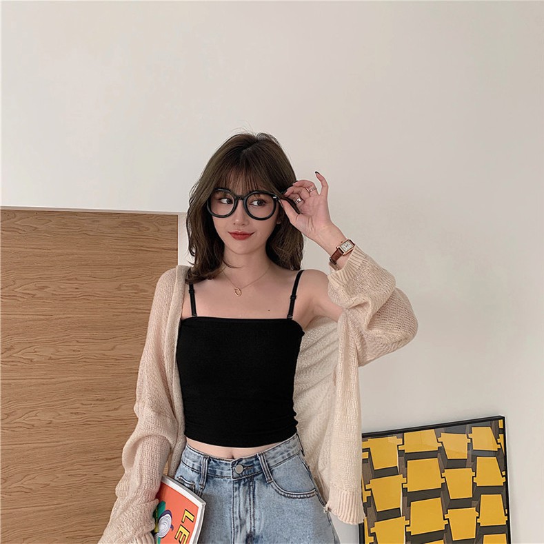 Áo hai dây Body chất đẹp - vải thun Cotton mềm mịn, dày dặn, co giãn tốt | BigBuy360 - bigbuy360.vn