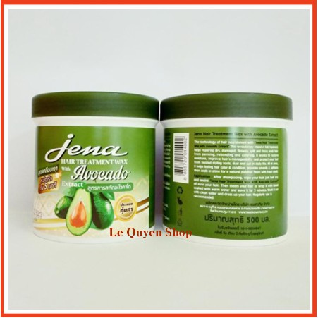 Kem ủ tóc Bơ Jena Avocado Hair Treatment Wax Thái Lan 500ml