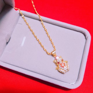 Dây chuyền cóc kim tiền ❤️❤️ Dây chuyền nữ mạ vàng thiết kế cao cấp - Suri VB034