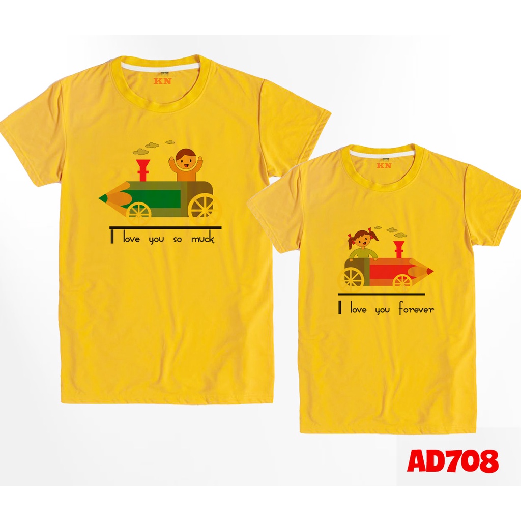 Áo Cặp Nam Nữ In I Love You So Much  - KTQN TSHIRT AND UNIFORM