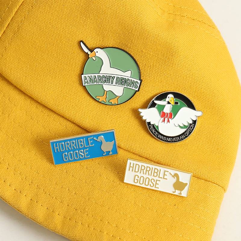 Huy Hiệu Cài Áo Hình Chú Ngỗng Hoạt Hình Đáng Yêu