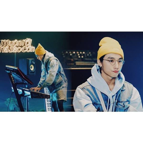 Áo hoodie Vetements Unicorn xanh