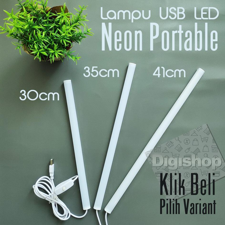 Mới Dây Đèn Led Neon Ống Dài Cổng Usb Tiện Dụng Cho Gia Đình