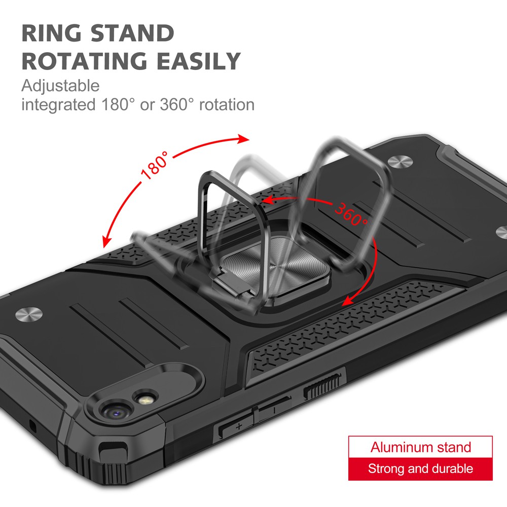 Ốp lưng Xiaomi Redmi 10C 10A 8 8A 9 9A 9C 9T Chống sốc Kemeng kèm nhẫn iring