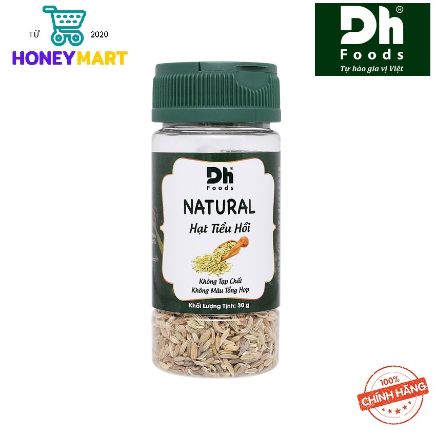 ComBo2 Hũ Natural Hạt Tiểu Hồi Dh Foods 30gr DHGVT73 HONEYMART