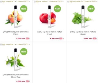 Nước Hoa Dạng Sáp Daily Comma Solid Perfume / Lăn Apieu My Handy Roll-On Perfume
