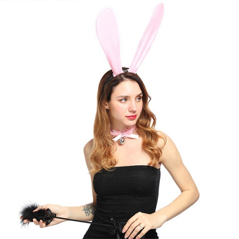 Băng Đô Cài Tóc Hình Tai Thỏ Dễ Thương Dành Cho Nữ