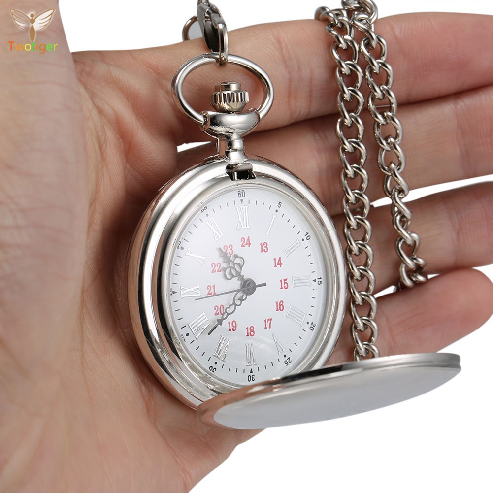 Đồng hồ quả quýt số la mã bỏ túi cho nam và nữ