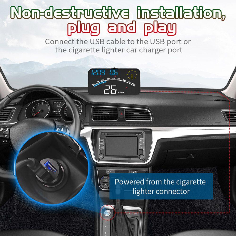 Thiết Bị Cảnh Báo Tốc Độ Điện Tử Hiển Thị GPS Cho Xe Hơi