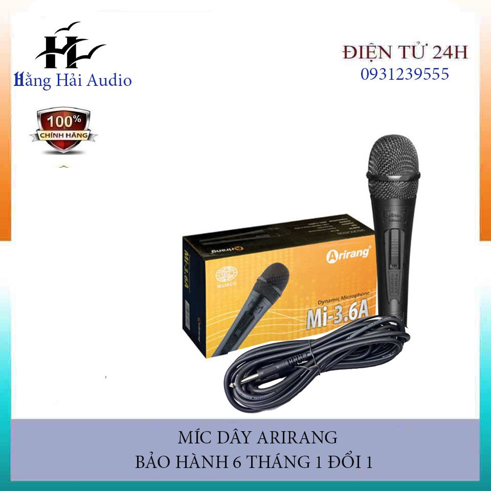 ⚡⚡⚡MICRO ARIRANG MI-3.6A LOẠI CÓ DÂY (HÀNG CHÍNH HÃNG )⚡⚡⚡