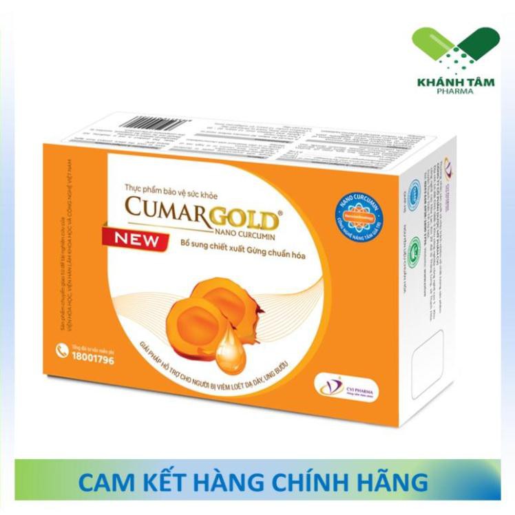 ! [Mẫu mới] CUMARGOLD New - Nano curcumin - Nano nghệ - Đau dạ dày [Cumagold, curmagold]