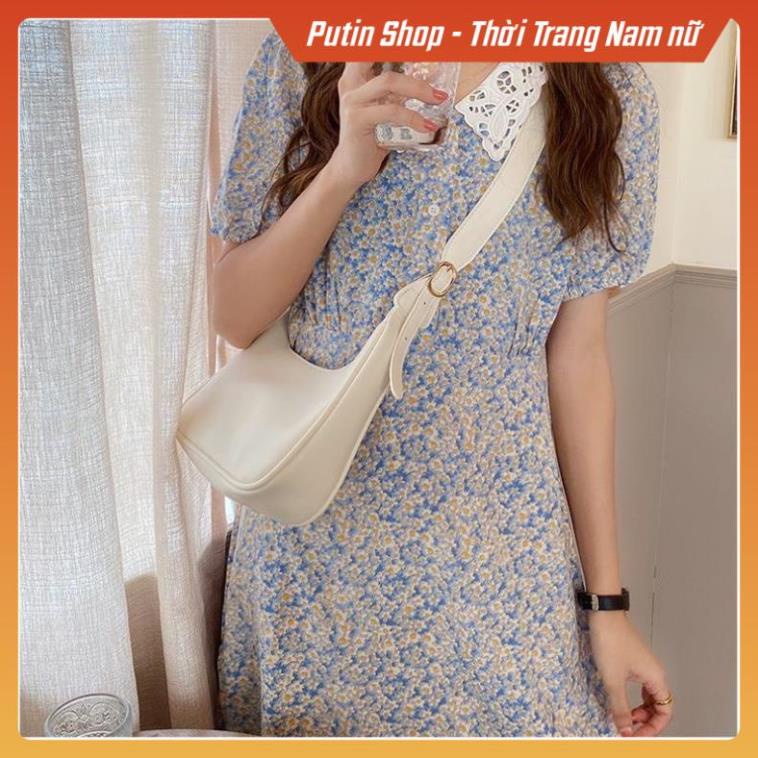 Túi xách nữ Túi đeo chéo đẹp dáng thuyền đi chơi phong cách thời trang hàn quốc dễ thương mầu đen trắng