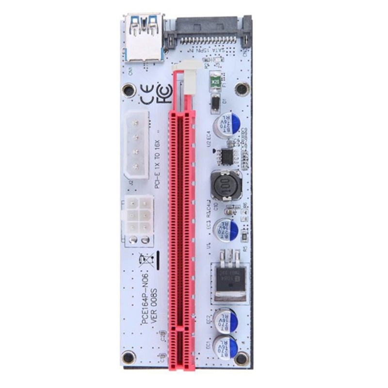 NAMA PCIE-16X Main Card USB3.0 Cable 1 PCI-E 1X to 16X Card SATA 4Pin 6Pin 15Pin