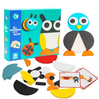 Bộ Xếp Hình Ze Geoanimo Blocks