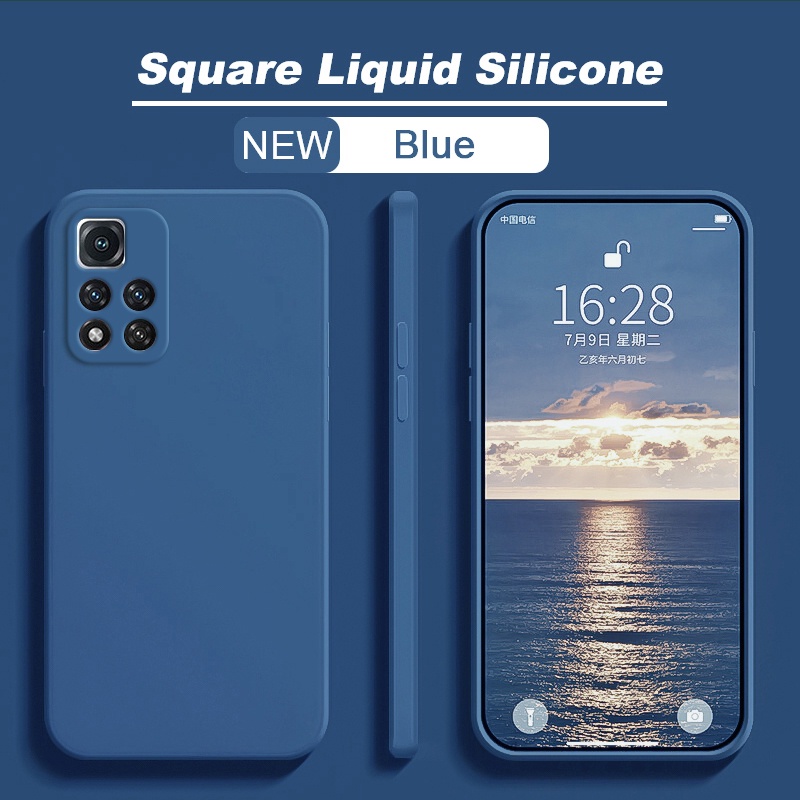 Ốp Điện Thoại Silicon Dẻo Vuông Mềm Cho Xiaomi 11T Pro Redmi Note 11s 10s Pro Max Plus