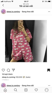 Đồ ngủ sleep is coming