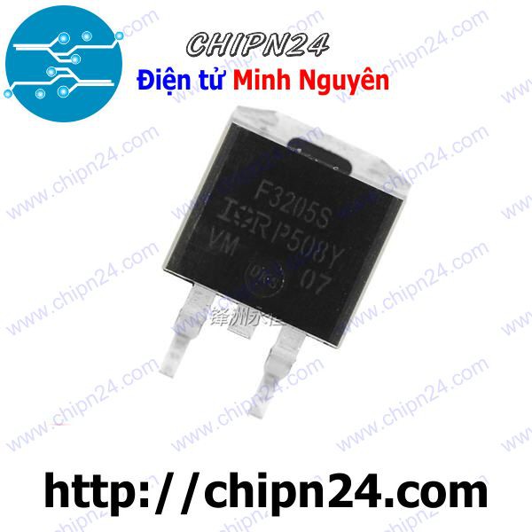 [2 CON] Mosfet Dán IRF3205 TO-263 110A 55V Kênh N (SMD Dán) (IRF3205S F3205S 3205)