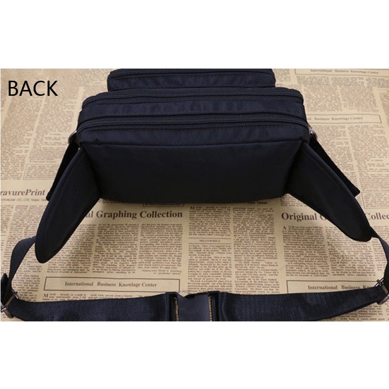 Túi đeo hông vải oxford chống thấm nước nhiều ngăn sức chứa lớn đa năng thời trang dành cho nam | BigBuy360 - bigbuy360.vn