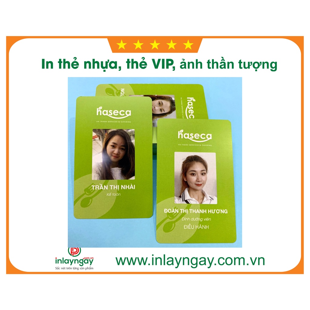 In thẻ nhựa theo yêu cầu