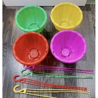 Chậu treo cây hình quả bí