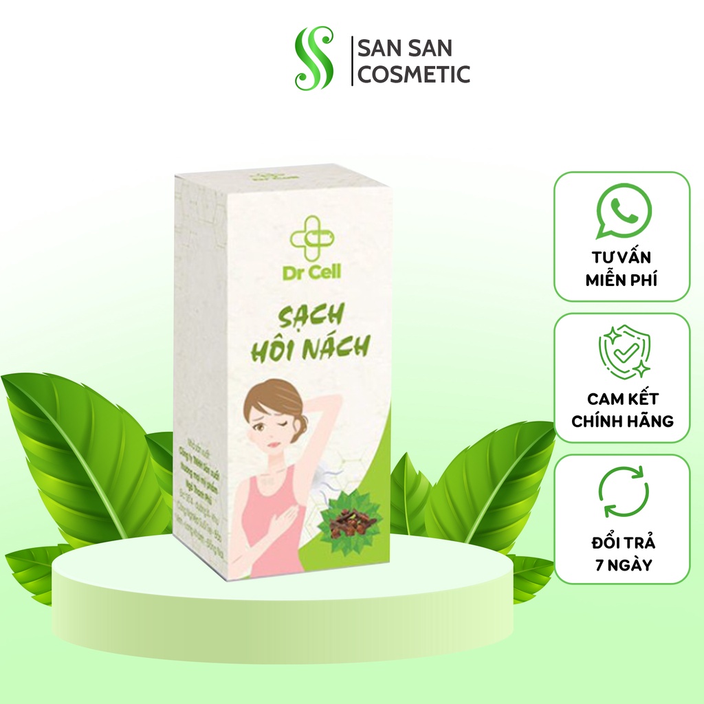 Sạch hôi nách làm sạch mồ hôi, khử mùi thên tự tin Dr.cell 10ml SAN03