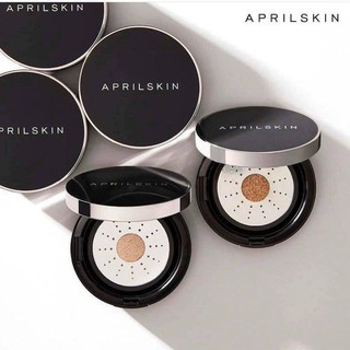 Phấn nước dưỡng ẩm và che phủ hoàn hảo Aprilskin Perfect Magic Cover Fit Cushion 2.0 SPF50+/PA+++ 13g | BigBuy360 - bigbuy360.vn