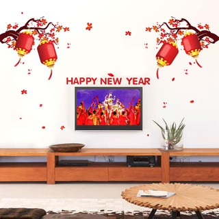 Decal trang trí Tết Lồng Đèn